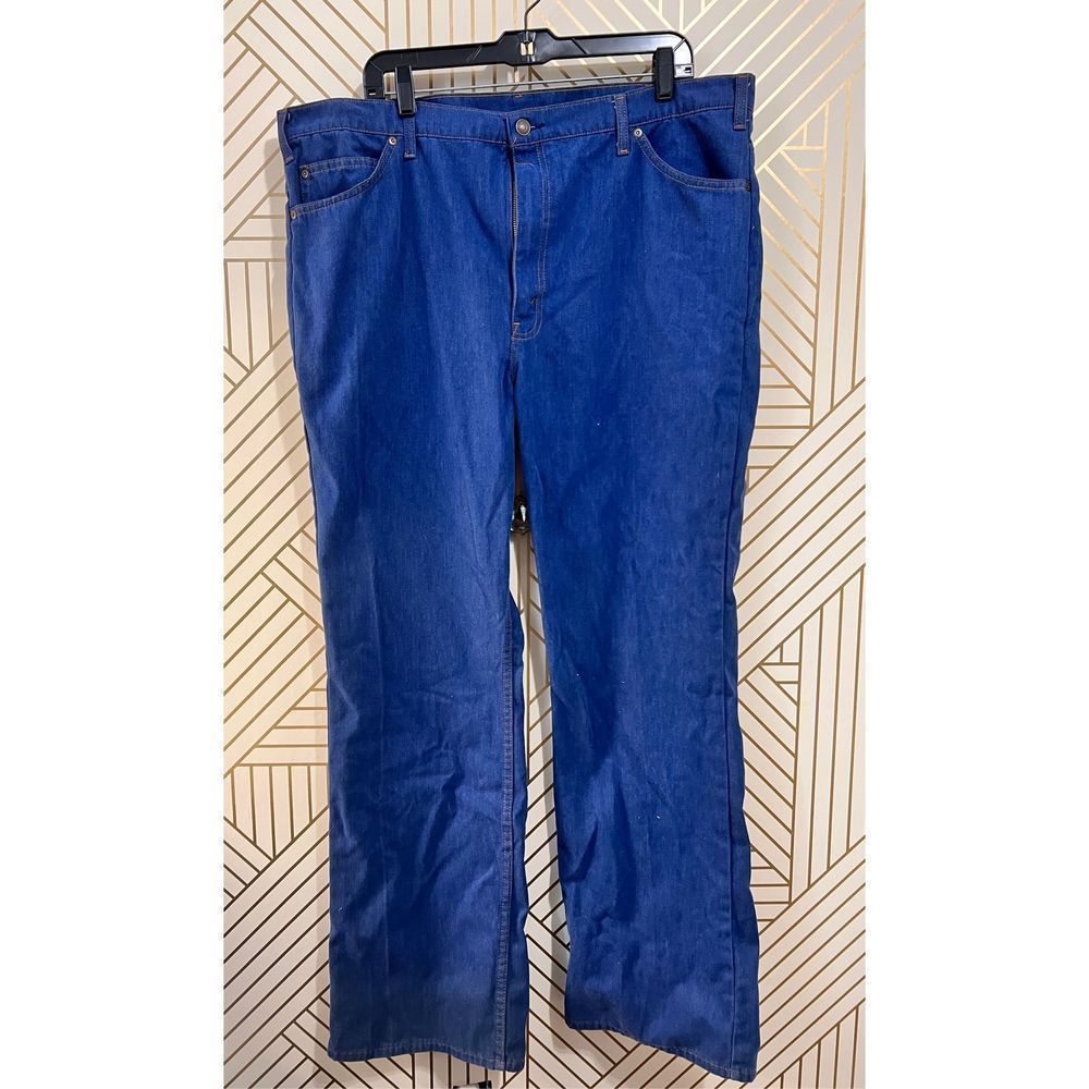 The An-Sir Womens Stretch Straight Leg Jeans Blue Denim Medium Wash Size 42 x 32